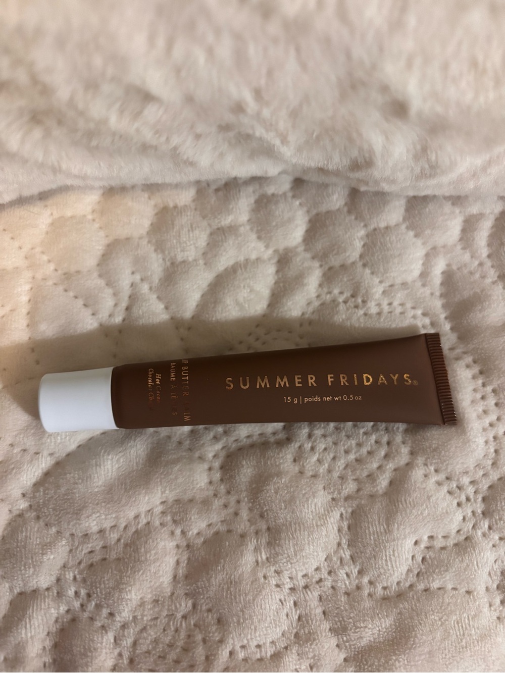 Brand new Summer Fridays hot cocoa Butter Balm